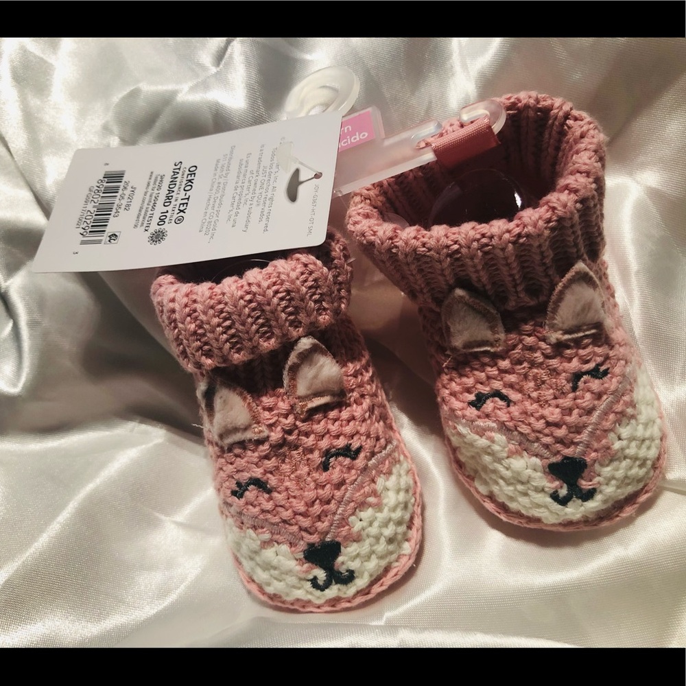 Cat type sweater material shoes